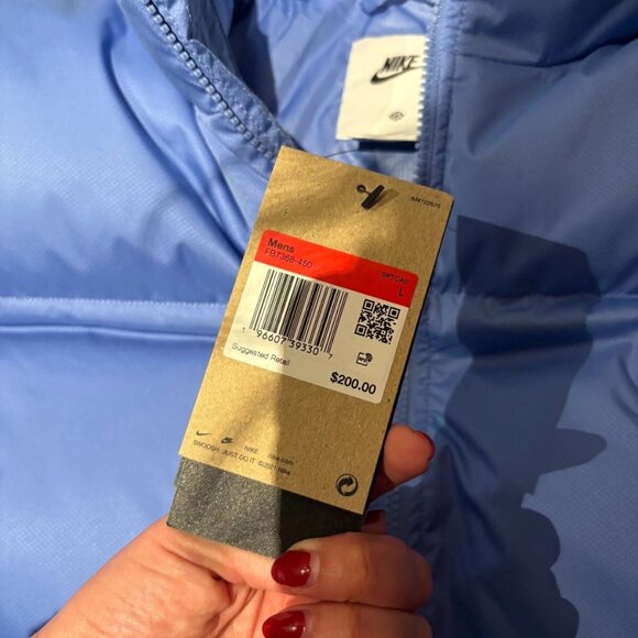 Nike Sportswear Club Puffer Jacket Polar Blue - Picture 8 of 11